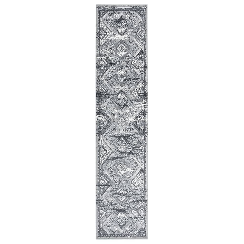 Berkfield Runner Rug BCF Oriental Grey 100x500 cm