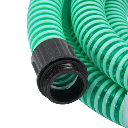 Berkfield Suction Hose with Brass Connectors Green 1.1" 15 m PVC