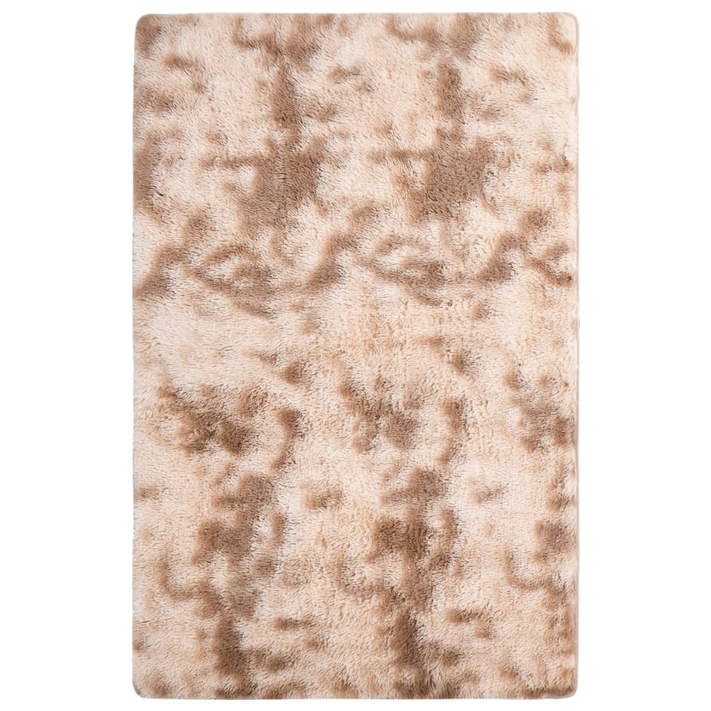 Berkfield Shaggy Rug Cream 230x160 cm