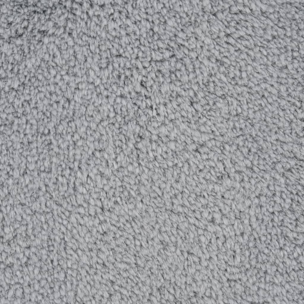 Berkfield Teddy Rug Grey 300x200 cm