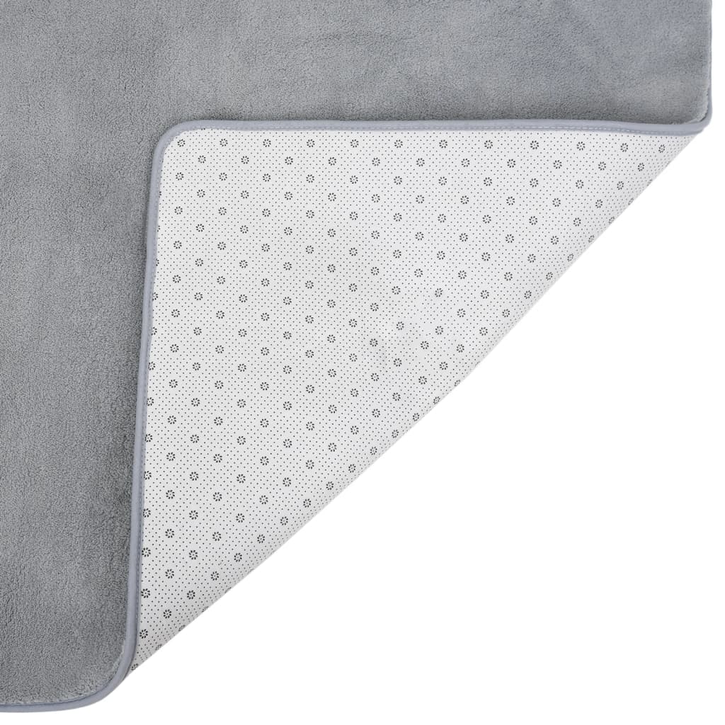 Berkfield Teddy Rug Grey 300x200 cm