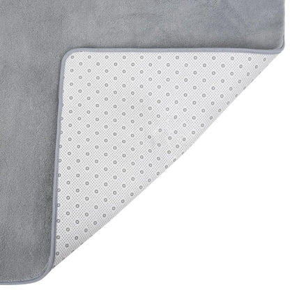 Berkfield Teddy Rug Grey 300x200 cm