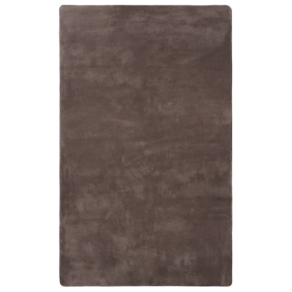Berkfield Teddy Rug Taupe 270x180 cm