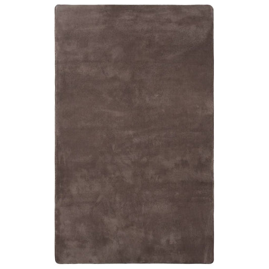 Berkfield Teddy Rug Taupe 270x180 cm