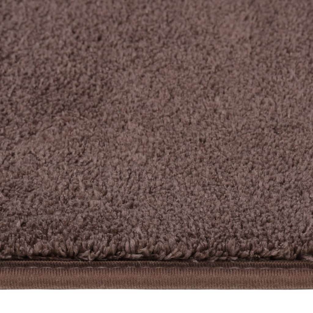 Berkfield Teddy Rug Taupe 270x180 cm