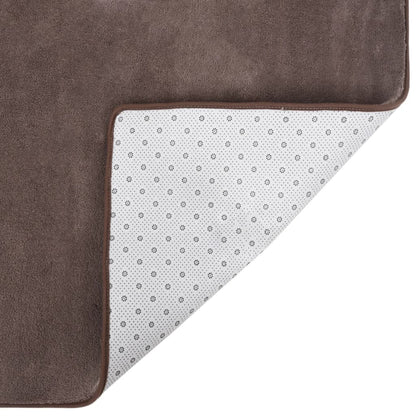 Berkfield Teddy Rug Taupe 270x180 cm