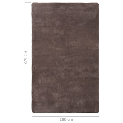 Berkfield Teddy Rug Taupe 270x180 cm
