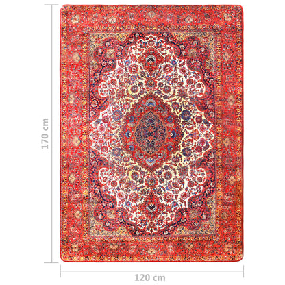 Berkfield Printed Rug Oriental Multicolour 120x170 cm