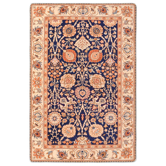 Berkfield Printed Rug Oriental Multicolour 140x200 cm
