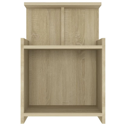 Berkfield Bed Cabinets 2 pcs Sonoma Oak 40x35x60 cm Engineered Wood