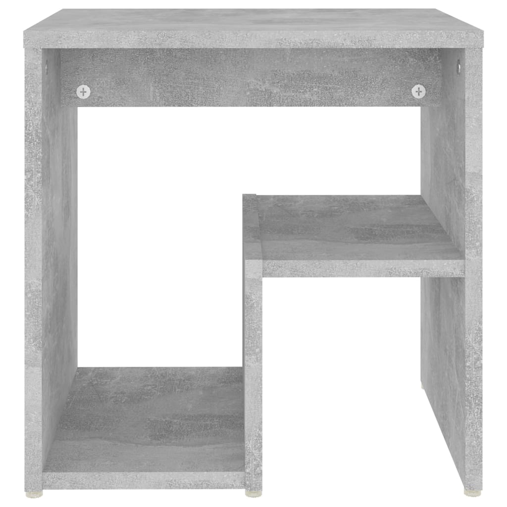 Berkfield Bed Cabinet Concrete Grey 40x30x40 cm Engineered Wood