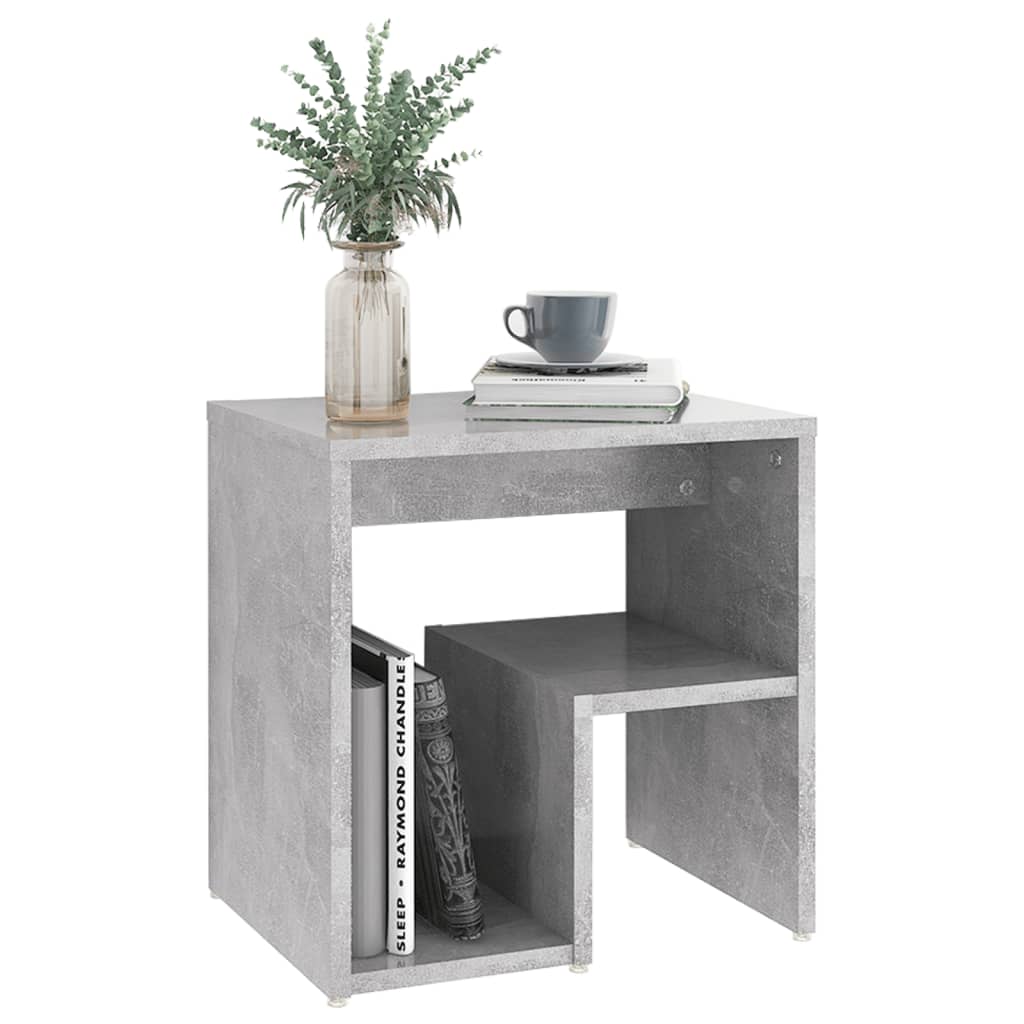 Berkfield Bed Cabinet Concrete Grey 40x30x40 cm Engineered Wood