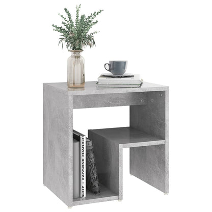 Berkfield Bed Cabinet Concrete Grey 40x30x40 cm Engineered Wood