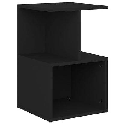 Berkfield Bedside Cabinet Black 35x35x55 cm Engineered Wood