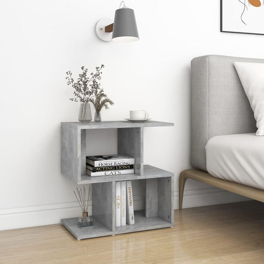 Berkfield Bedside Cabinets 2 pcs Concrete Grey 50x30x51.5 cm Engineered Wood