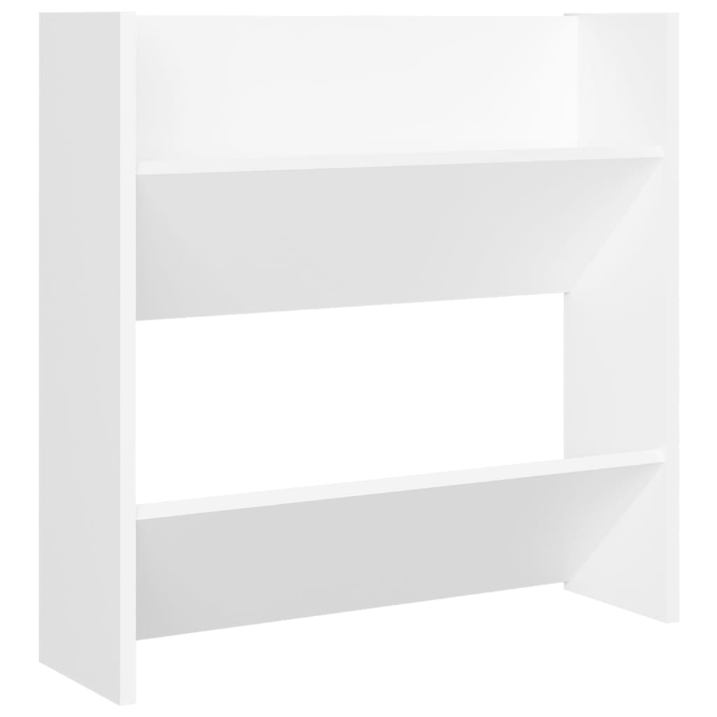 Berkfield Wall Shoe Cabinets 2 pcs White 60x18x60 cm Engineered Wood
