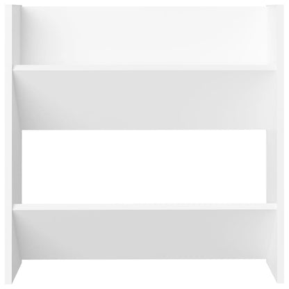 Berkfield Wall Shoe Cabinets 2 pcs White 60x18x60 cm Engineered Wood