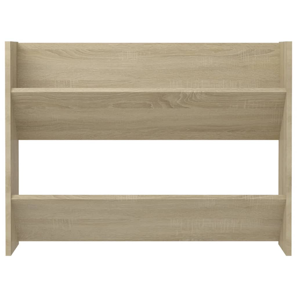 Berkfield Wall Shoe Cabinets 2 pcs Sonoma Oak 80x18x60cm Engineered Wood