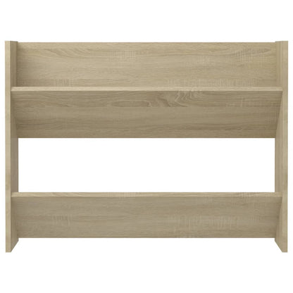 Berkfield Wall Shoe Cabinets 2 pcs Sonoma Oak 80x18x60cm Engineered Wood