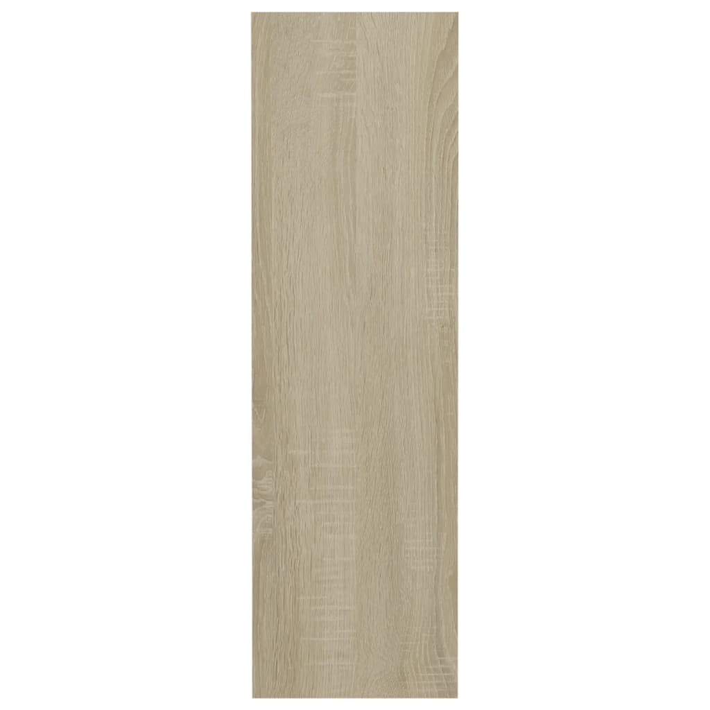 Berkfield Wall Shoe Cabinets 2 pcs Sonoma Oak 80x18x60cm Engineered Wood