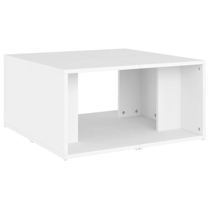 Berkfield Coffee Tables 4 pcs White 33x33x33 cm Engineered Wood