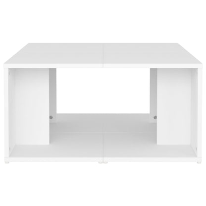 Berkfield Coffee Tables 4 pcs White 33x33x33 cm Engineered Wood