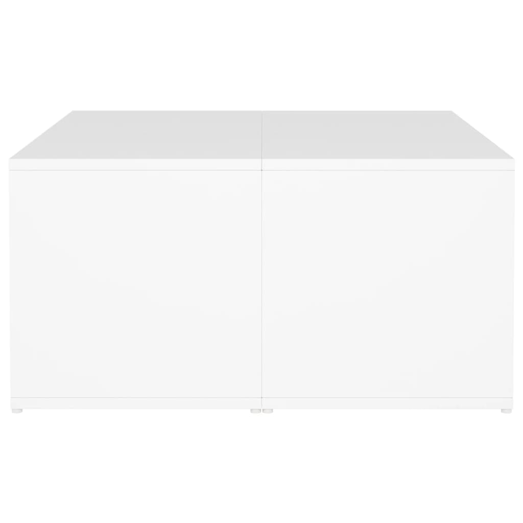 Berkfield Coffee Tables 4 pcs White 33x33x33 cm Engineered Wood
