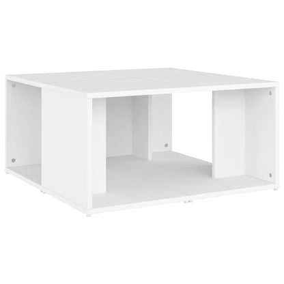 Berkfield Coffee Tables 4 pcs White 33x33x33 cm Engineered Wood