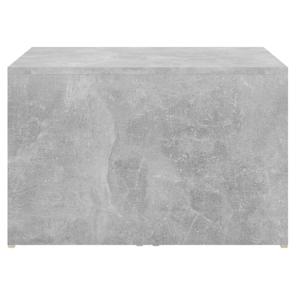 Berkfield 3 Piece Nesting Coffee Table Set Concrete Grey 60x60x38 cm