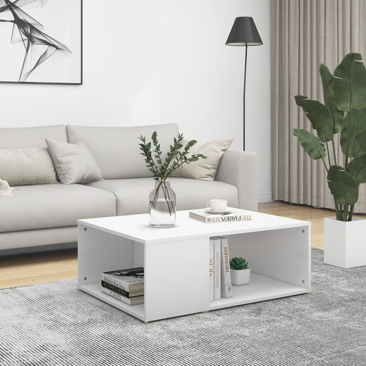 Berkfield Coffee Table White 90x67x33 cm Engineered Wood