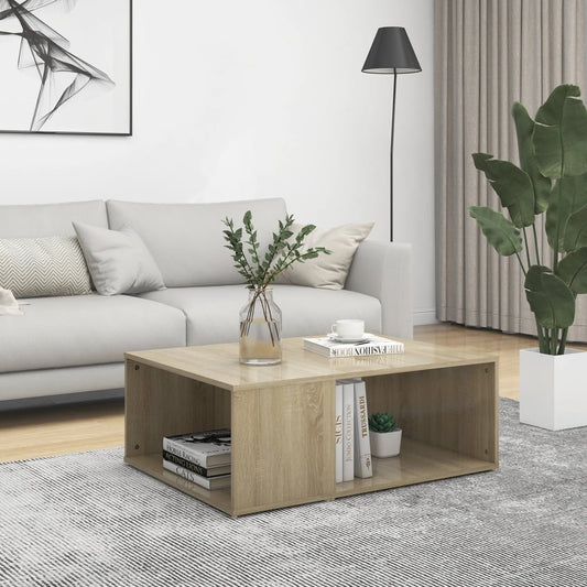 Berkfield Coffee Table Sonoma Oak 90x67x33 cm Engineered Wood