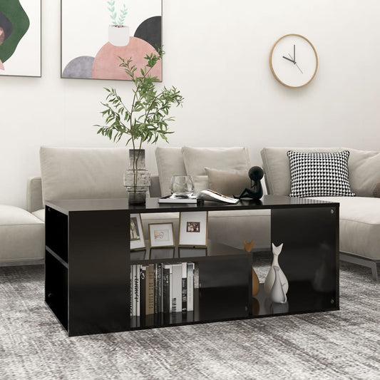 Berkfield Coffee Table Black 100x50x40 cm Engineered Wood
