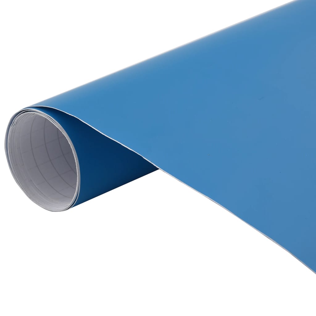 Berkfield Car Films 2 pcs Matt Blue 100x150 cm+50x150 cm