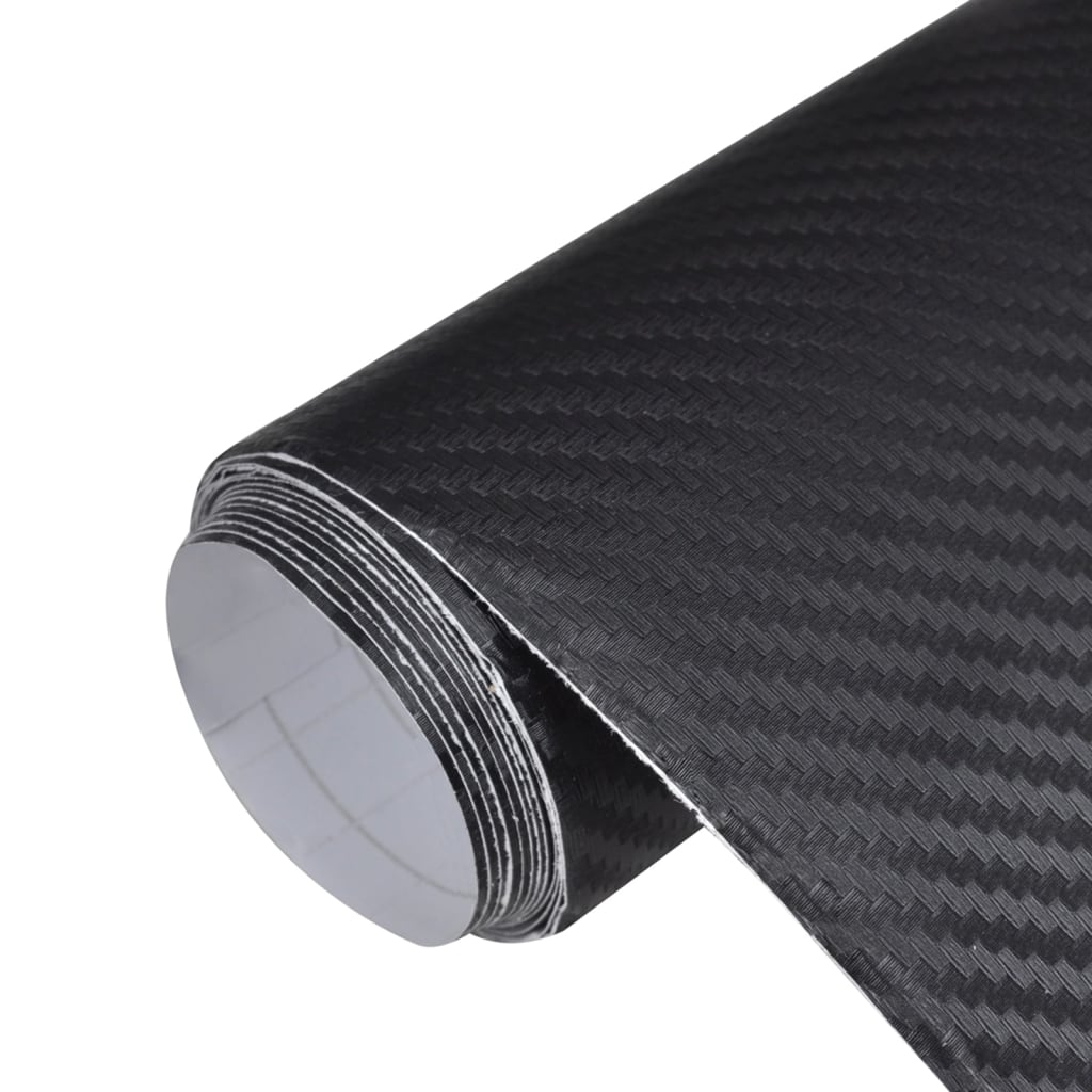 Berkfield Car Films 2 pcs 3D Black 100x150 cm