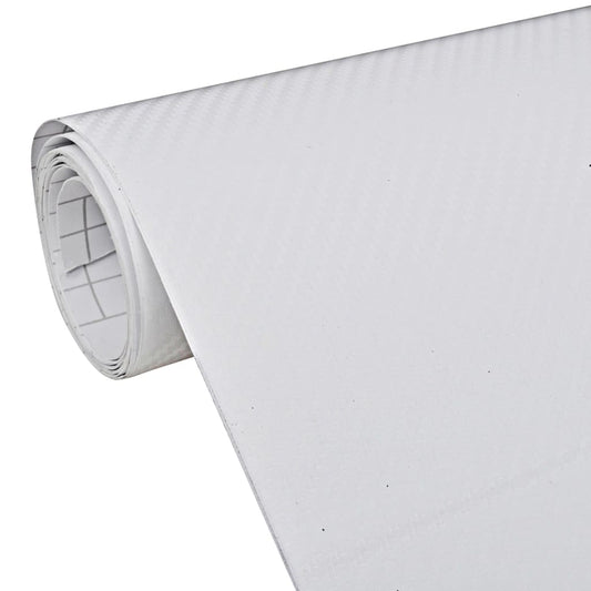 Berkfield Car Film 3D White 100x150 cm