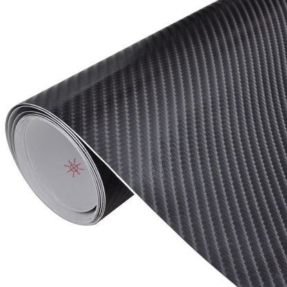 Berkfield Car Films 2 pcs 4D Black 100x150 cm+50x150 cm