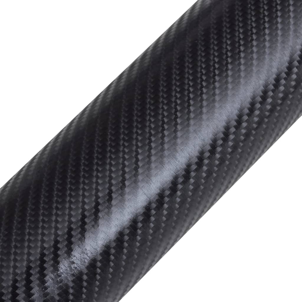 Berkfield Car Films 2 pcs 4D Black 100x150 cm+50x150 cm