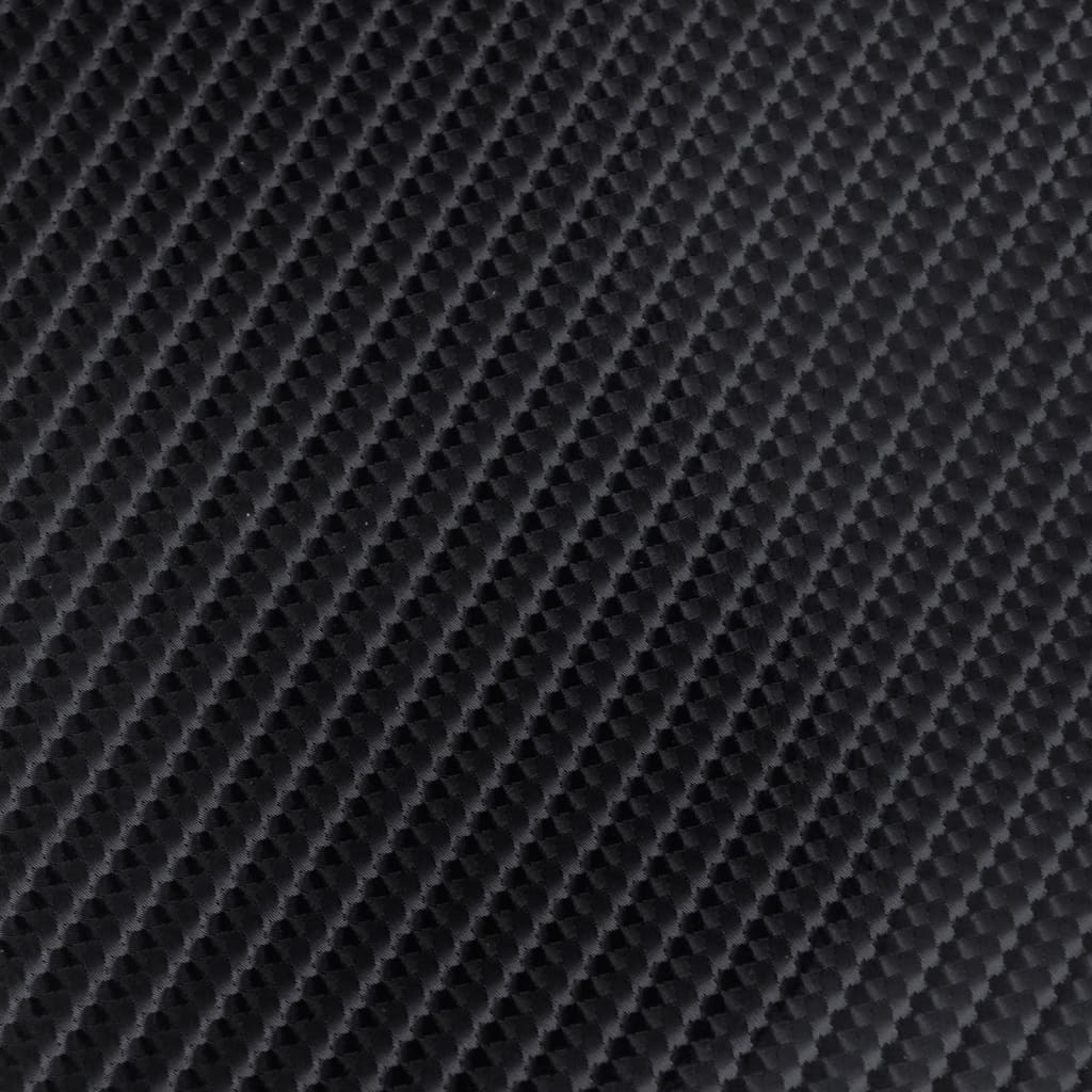 Berkfield Car Films 2 pcs 4D Black 100x150 cm+50x150 cm