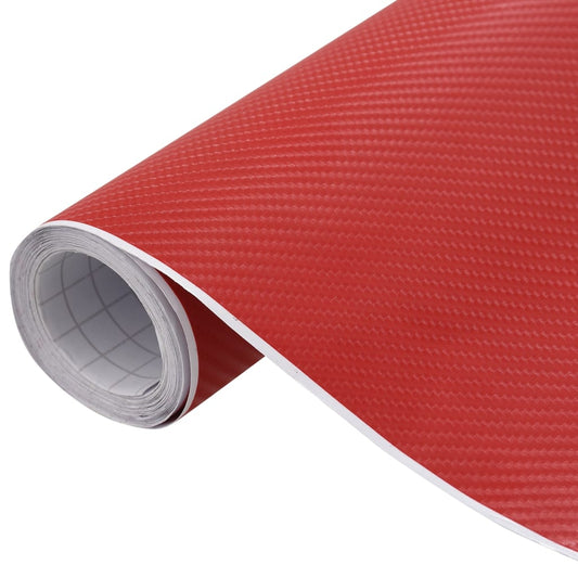 Berkfield Car Films 2 pcs 4D Red 100x150 cm+50x150 cm