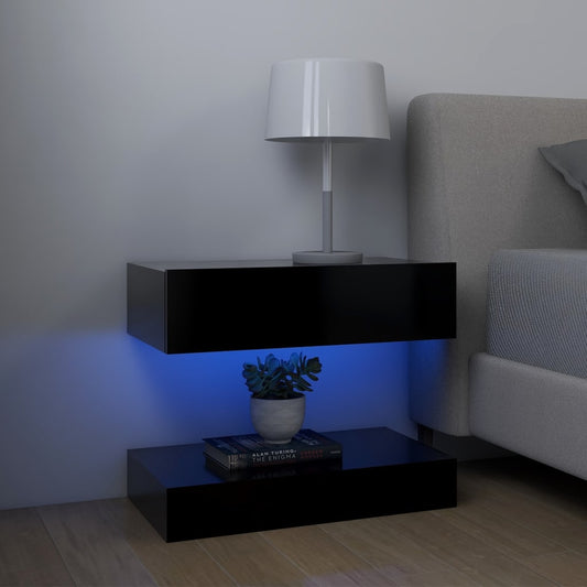 Berkfield Bedside Cabinet Black 60x35 cm Engineered Wood