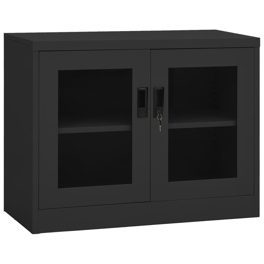 Berkfield Office Cabinet Anthracite 90x40x70 cm Steel