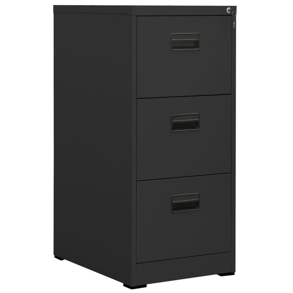 Berkfield Filing Cabinet Anthracite 46x62x102.5 cm Steel