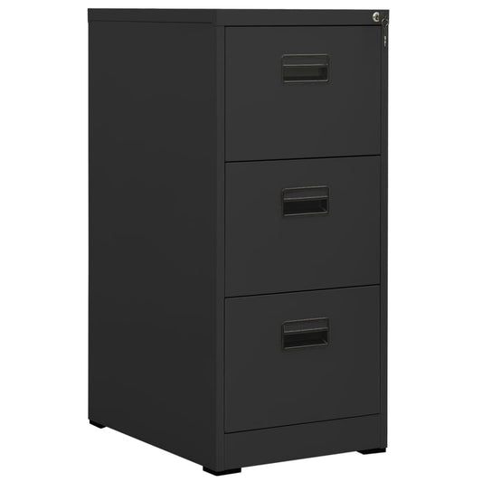 Berkfield Filing Cabinet Anthracite 46x62x102.5 cm Steel