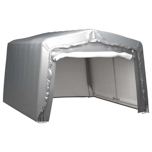 Berkfield Storage Tent 370x370 cm Steel Grey