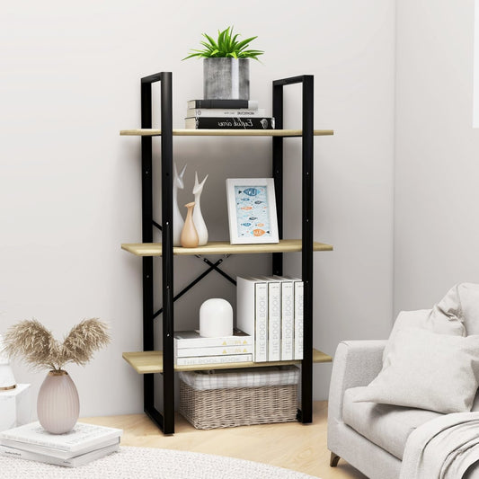 Berkfield Storage Shelf Sonoma Oak 60x30x105 cm Engineered Wood