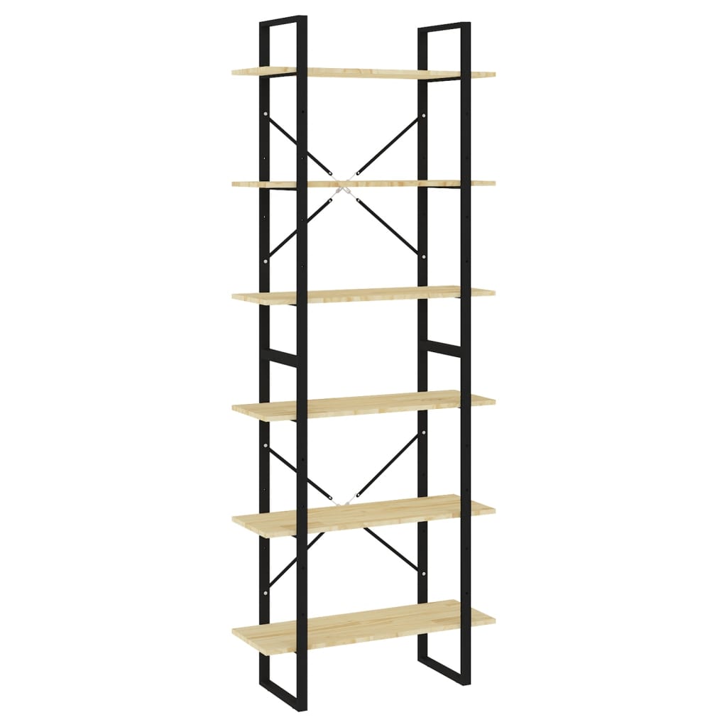 Berkfield High Cabinet 80x30x210 cm Solid Pine Wood