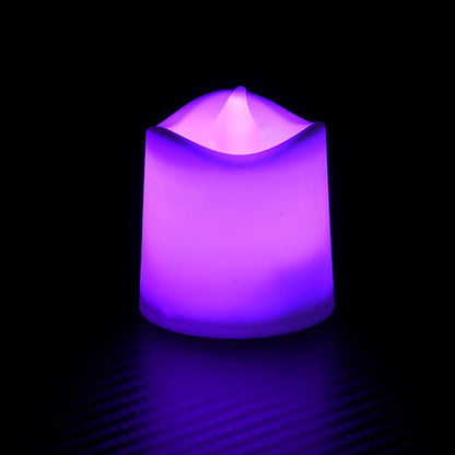 Berkfield Flameless Electric Tea Lights LED Candles 24 pcs Colourful