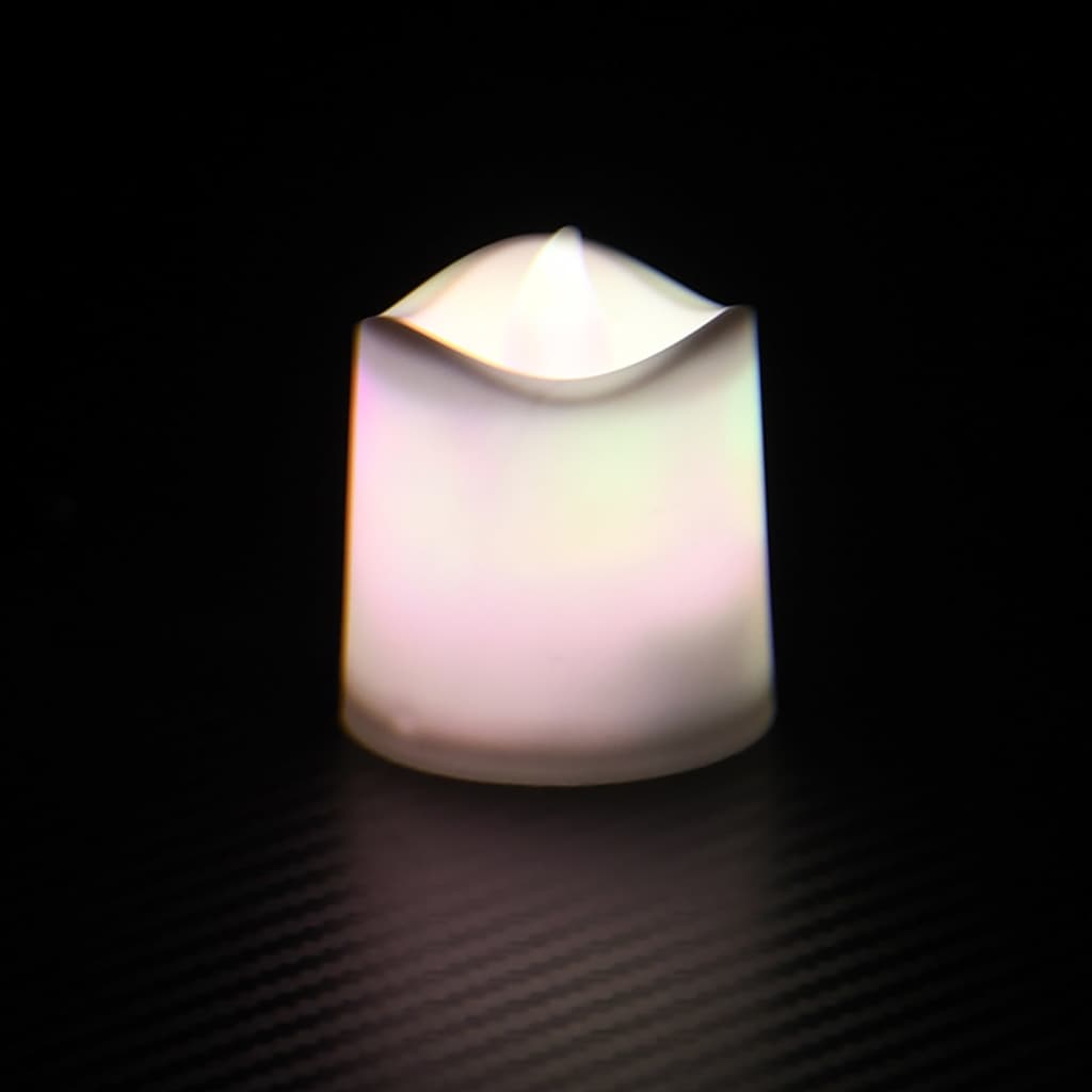 Berkfield Flameless Electric Tea Lights LED Candles 24 pcs Colourful