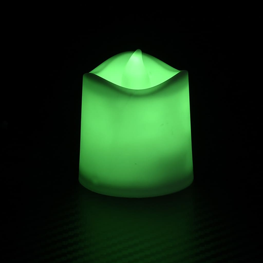 Berkfield Flameless Electric Tea Lights LED Candles 24 pcs Colourful