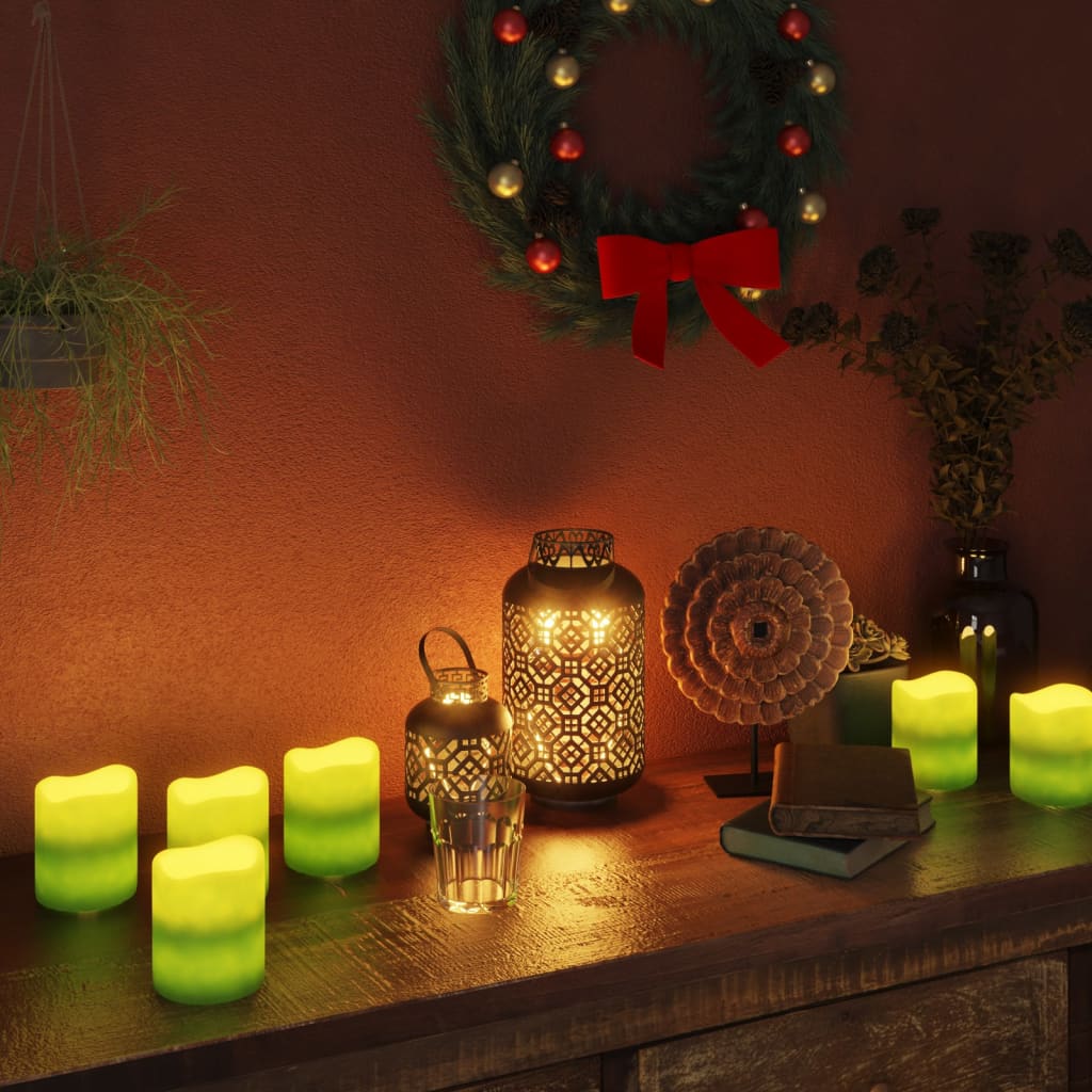 Berkfield Electric LED Candles 12pcs Warm White